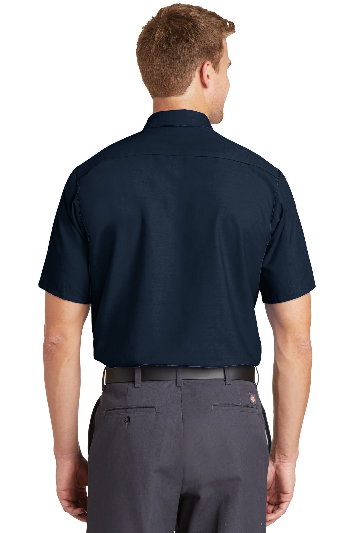 Red Kap® Long Size Short Sleeve Industrial Work Shirt