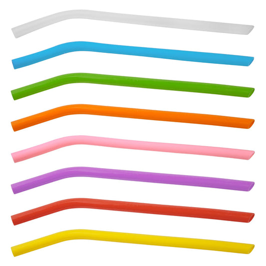 Silicone Straws Sets - Jumbo Size