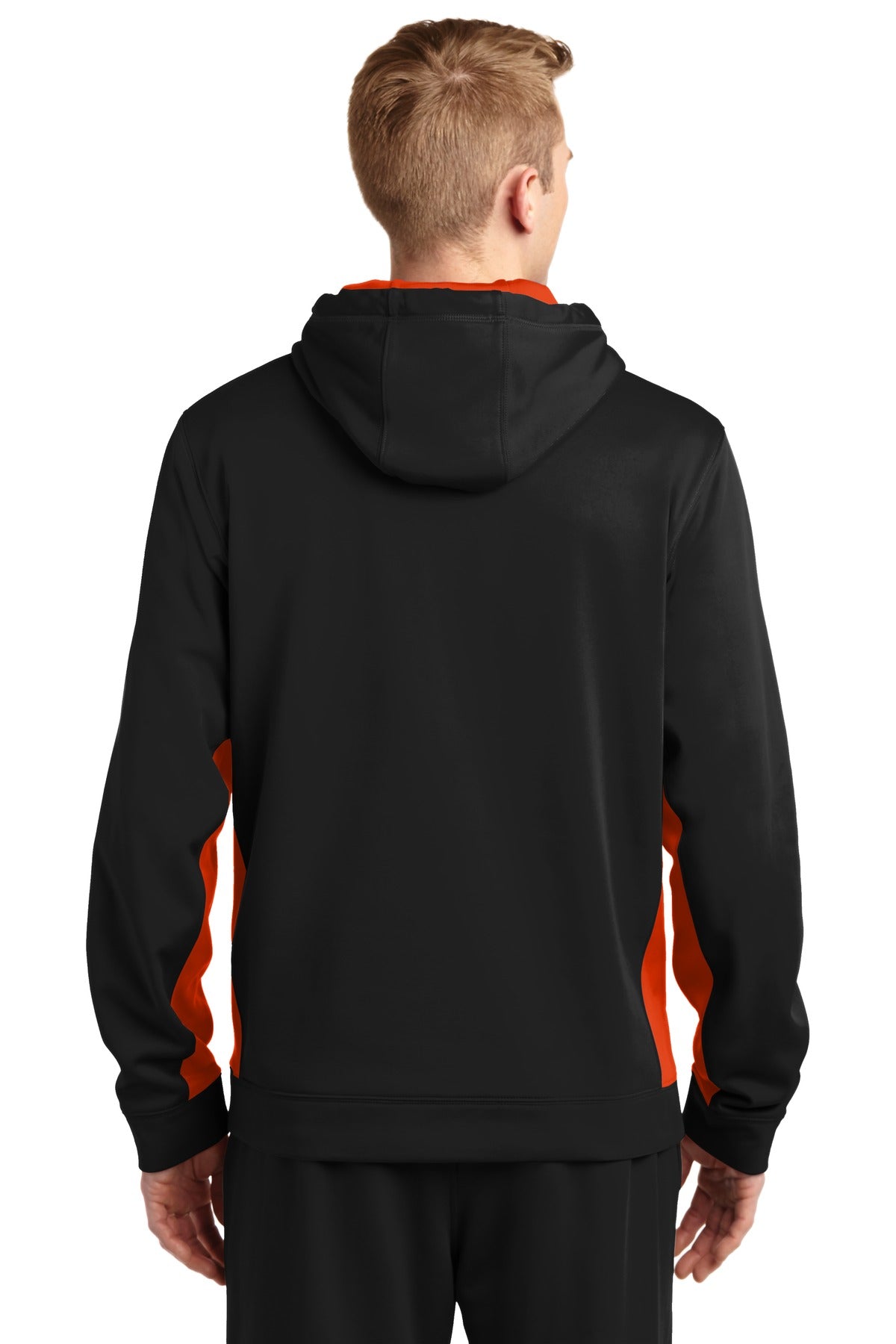 Sport-Tek® Sport-Wick® Fleece Colorblock Hooded Pullover