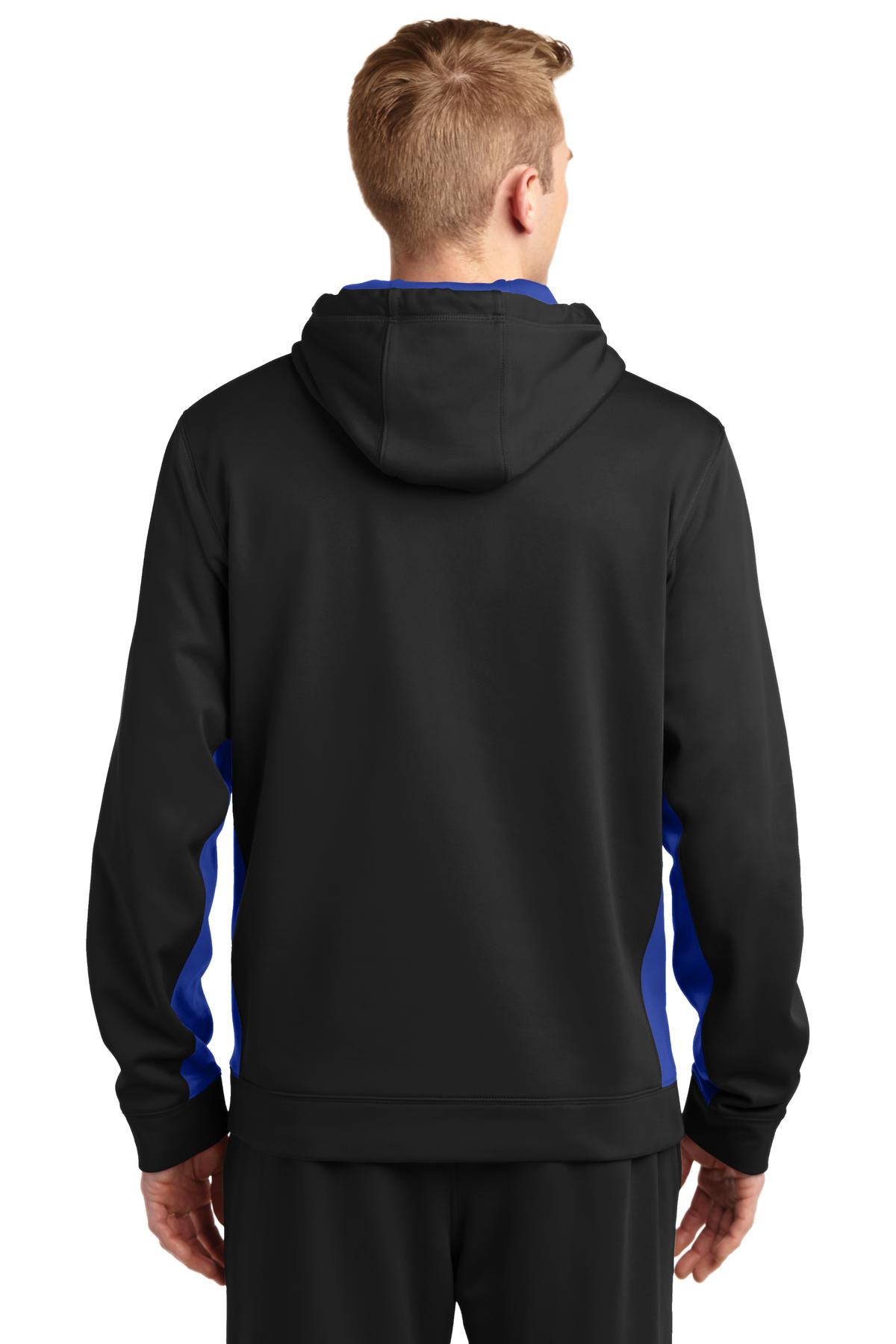 Sport-Tek® Sport-Wick® Fleece Colorblock Hooded Pullover