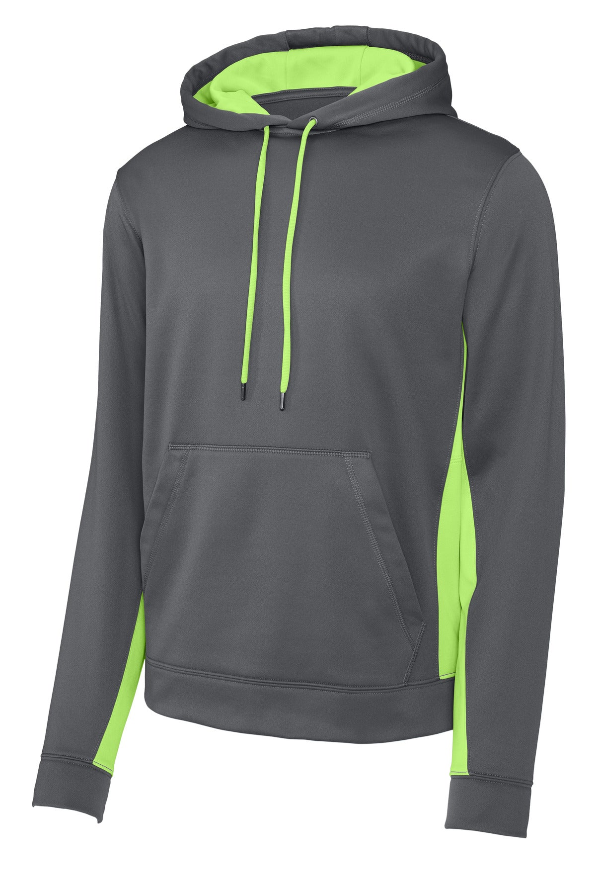 Sport-Tek® Sport-Wick® Fleece Colorblock Hooded Pullover