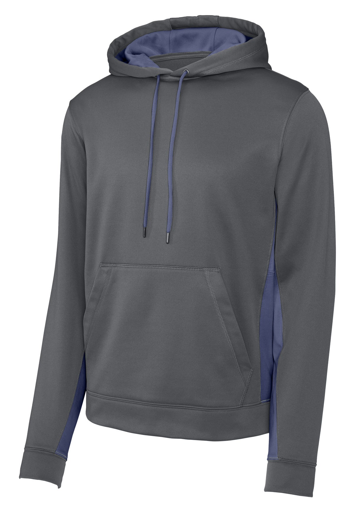 Sport-Tek® Sport-Wick® Fleece Colorblock Hooded Pullover