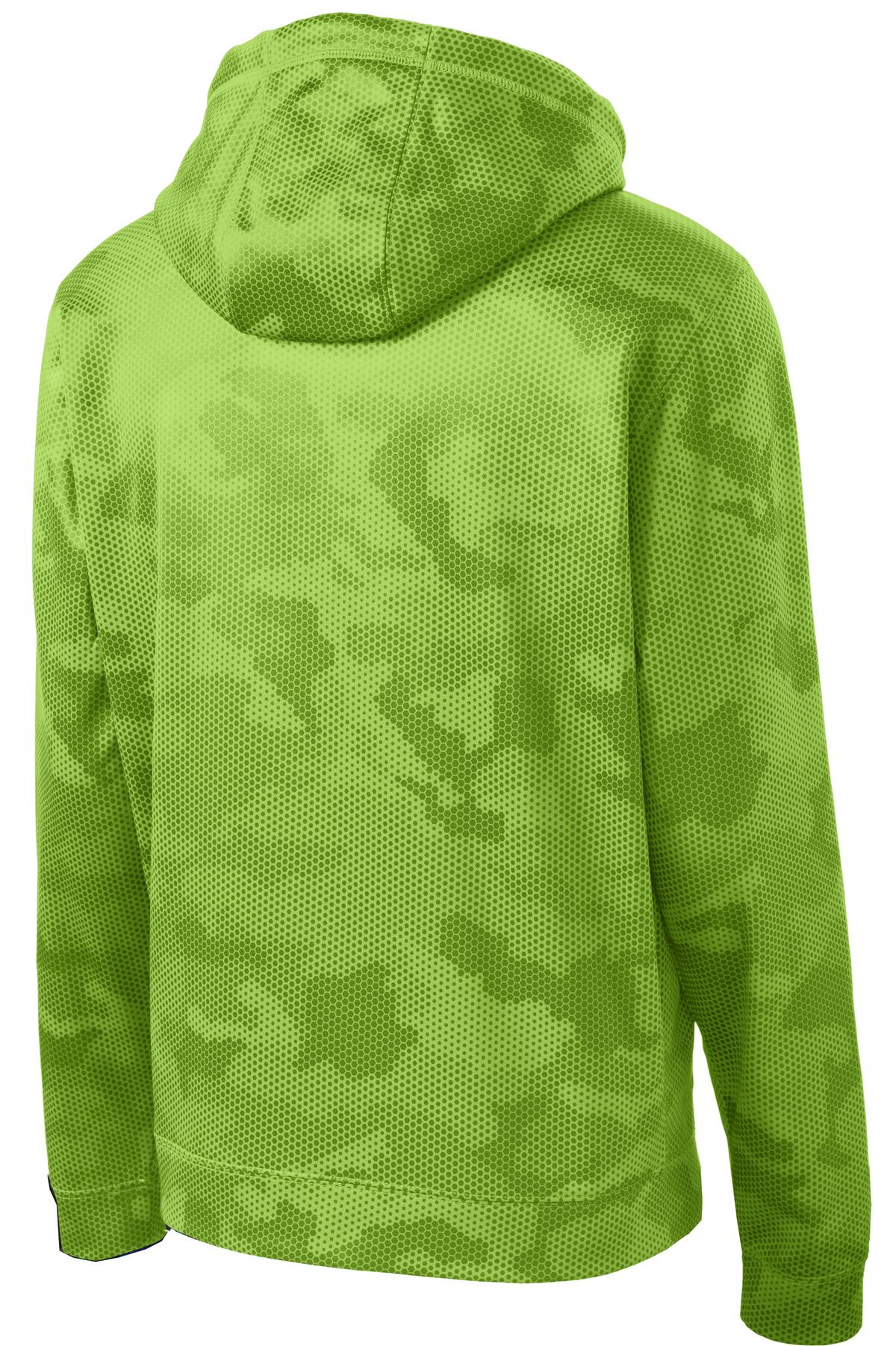 Sport-Tek® Sport-Wick® CamoHex Fleece Hooded Pullover