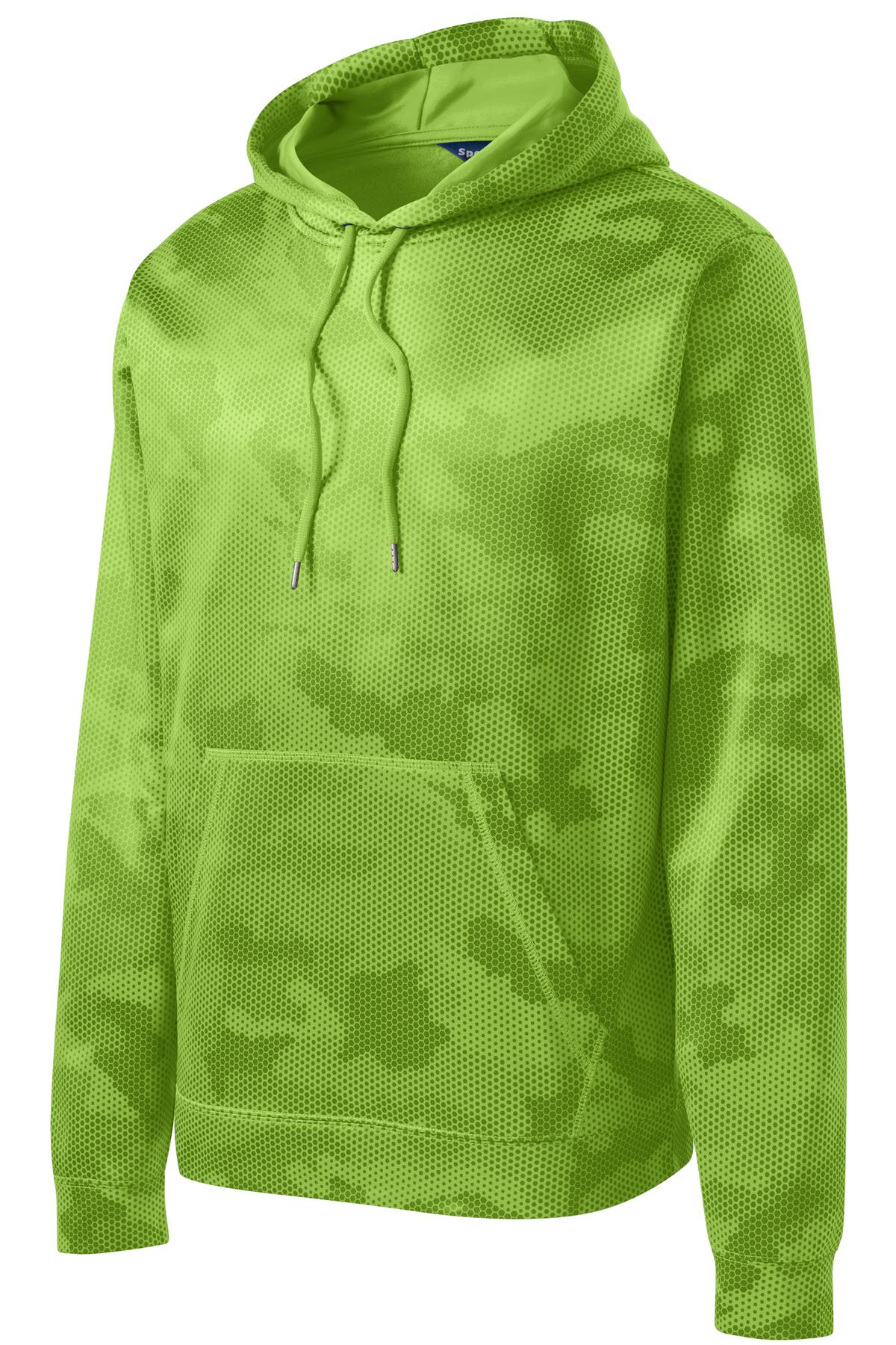 Sport-Tek® Sport-Wick® CamoHex Fleece Hooded Pullover