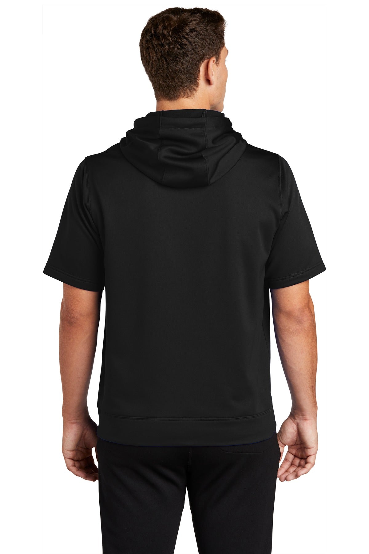 Sport-Tek® Sport-Wick® Fleece Short Sleeve Hooded Pullover