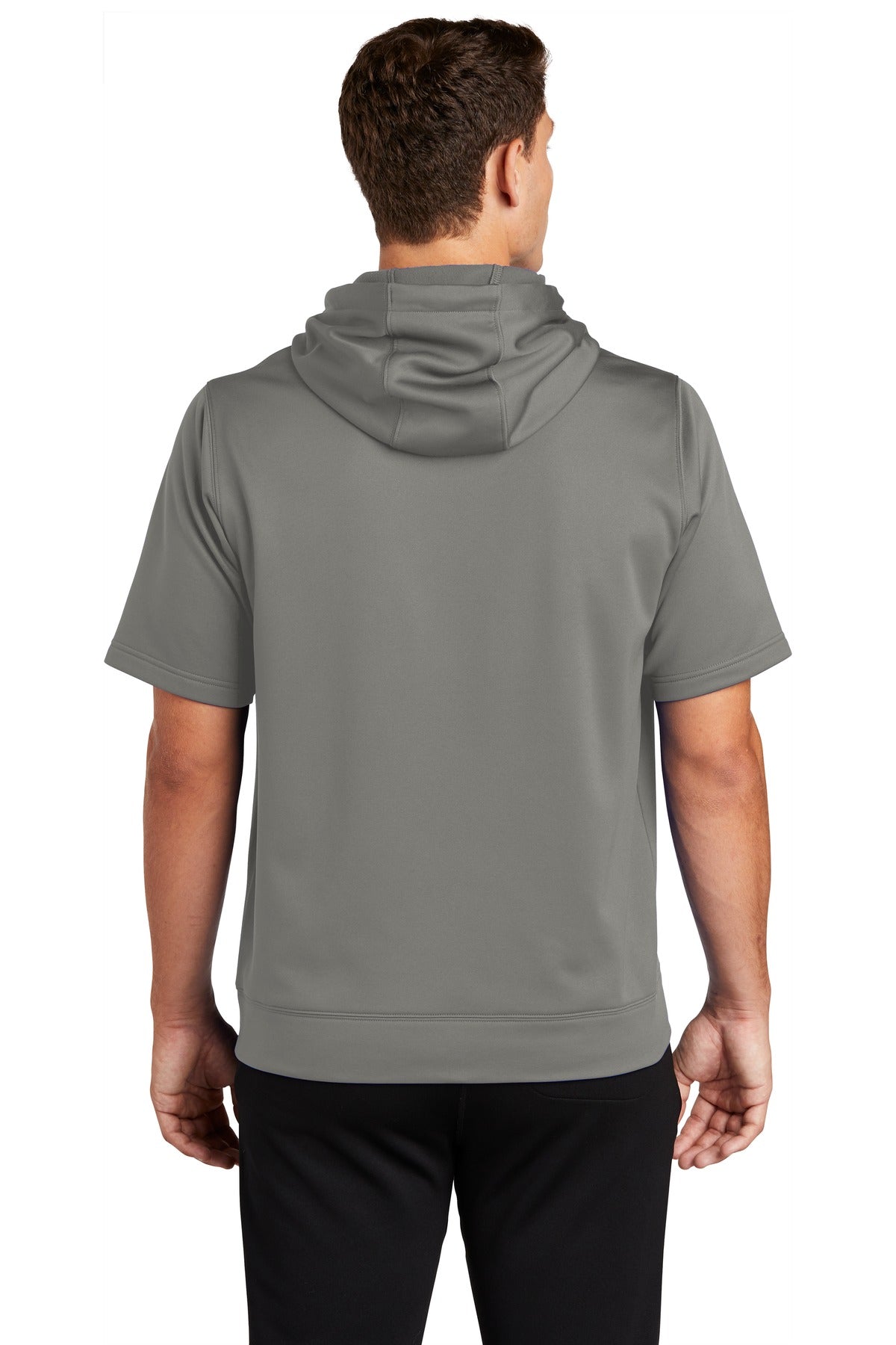 Sport-Tek® Sport-Wick® Fleece Short Sleeve Hooded Pullover