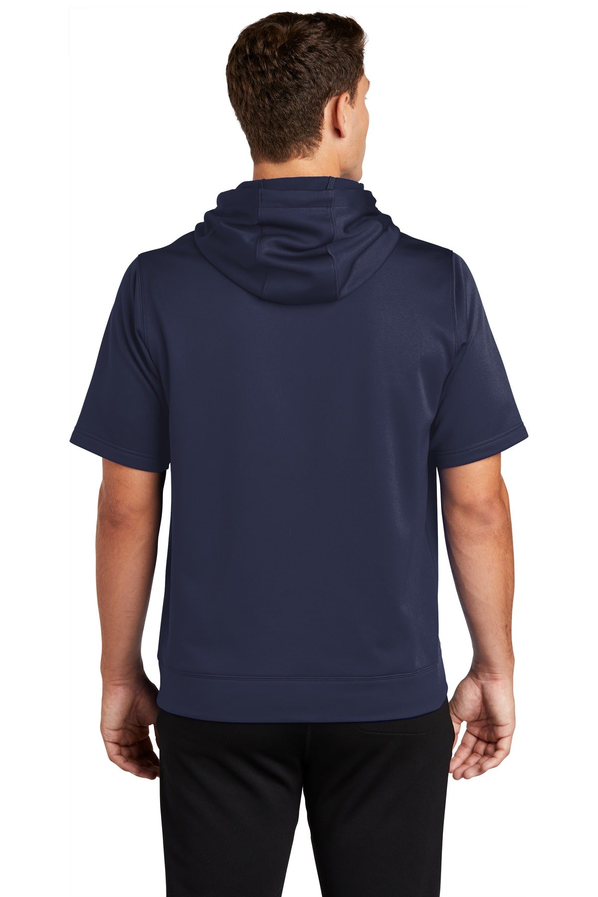 Sport-Tek® Sport-Wick® Fleece Short Sleeve Hooded Pullover