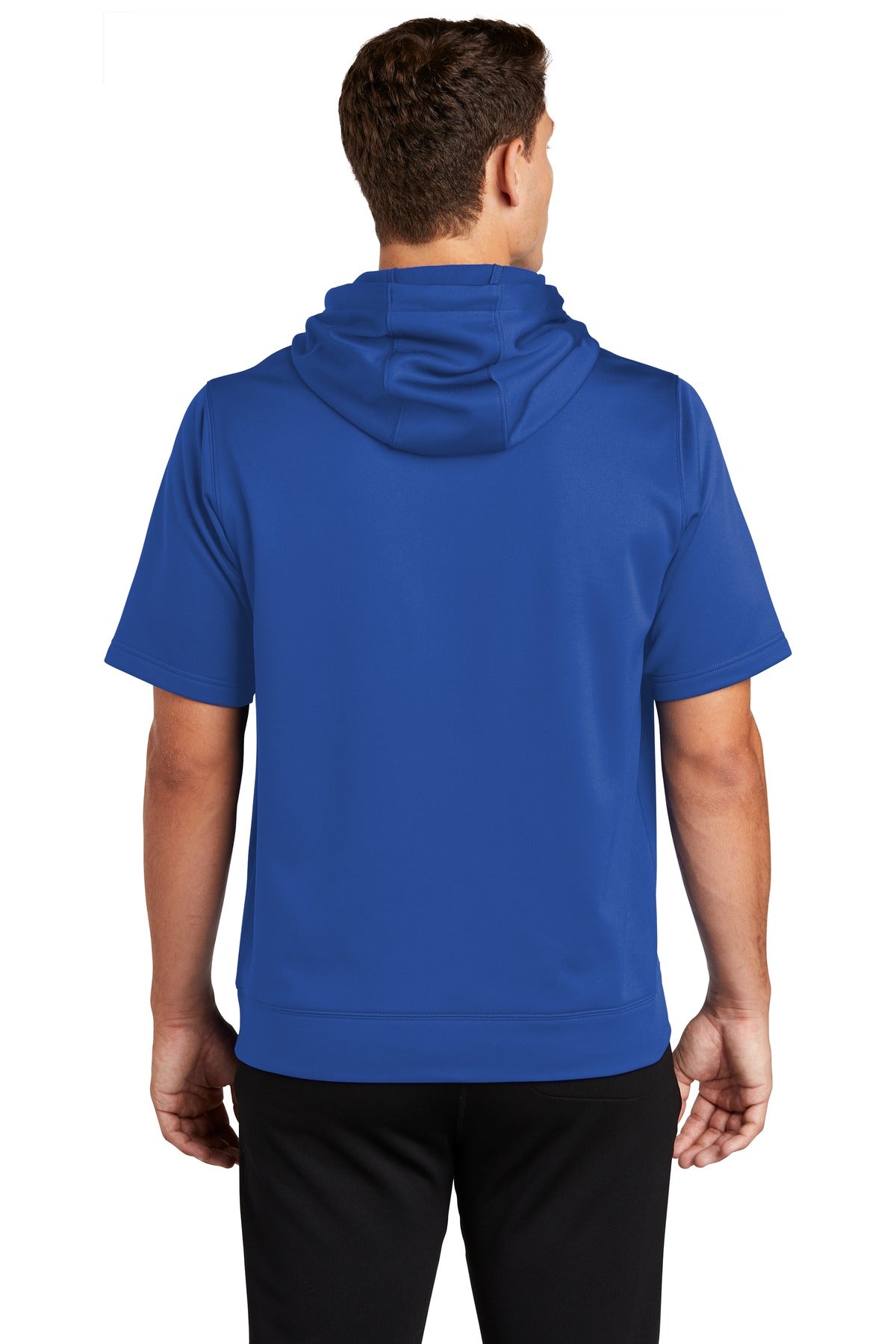 Sport-Tek® Sport-Wick® Fleece Short Sleeve Hooded Pullover