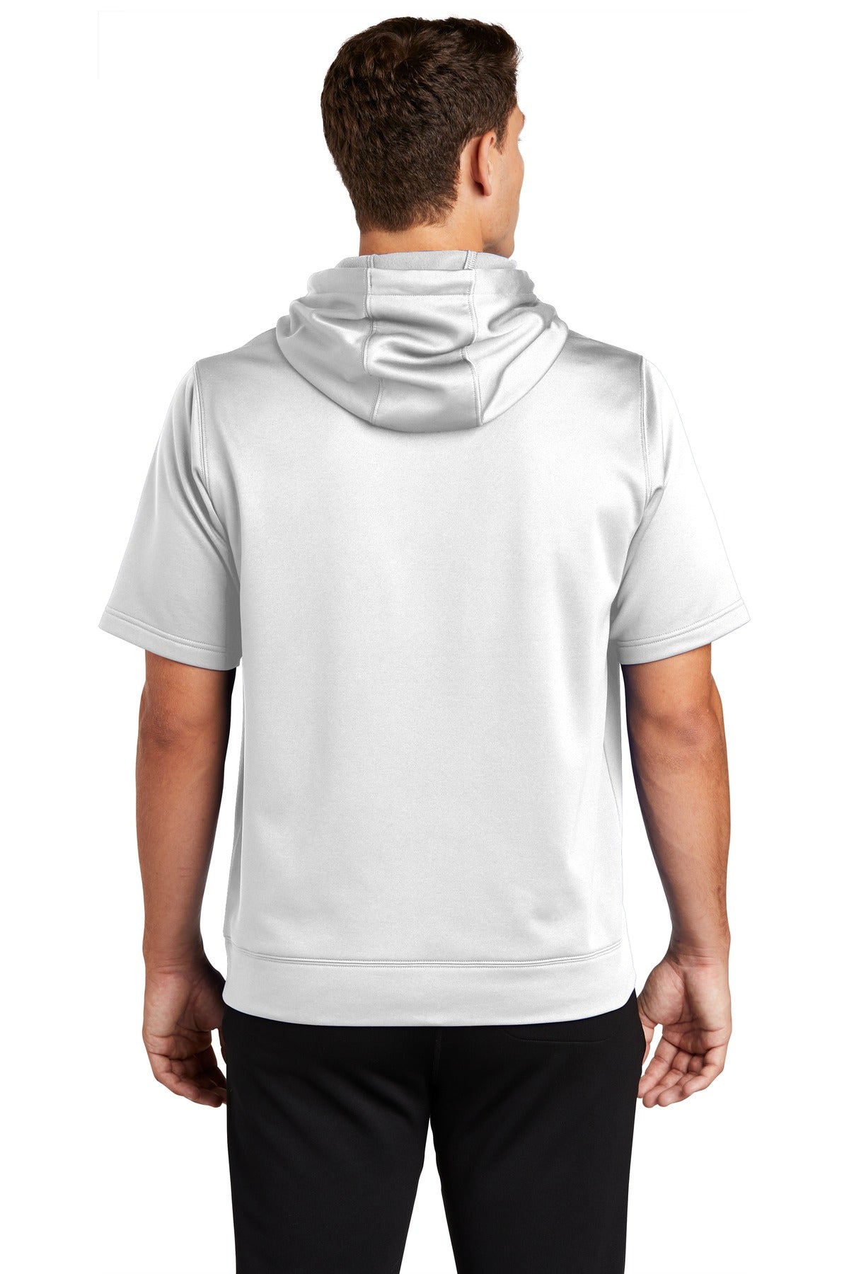 Sport-Tek® Sport-Wick® Fleece Short Sleeve Hooded Pullover