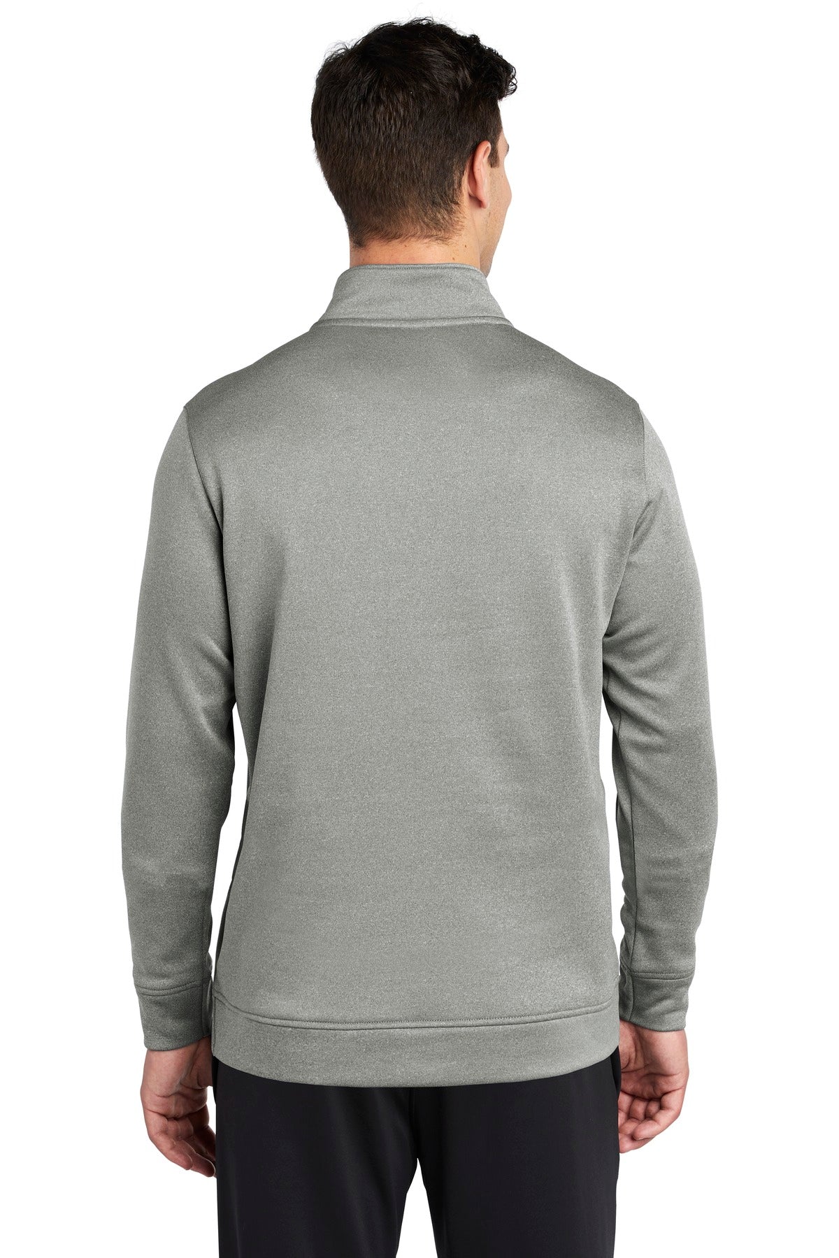Sport-Tek® PosiCharge® Sport-Wick® Heather Fleece 1/4-Zip Pullover