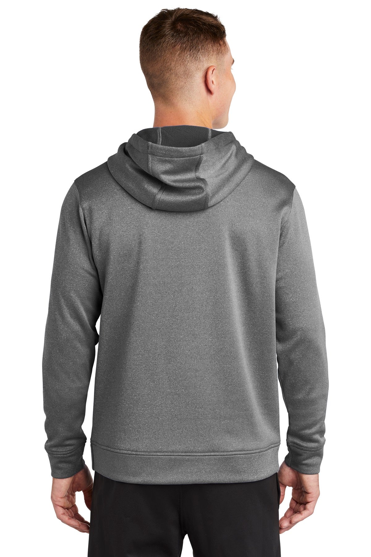 Sport-Tek® PosiCharge® Sport-Wick® Heather Fleece Hooded Pullover