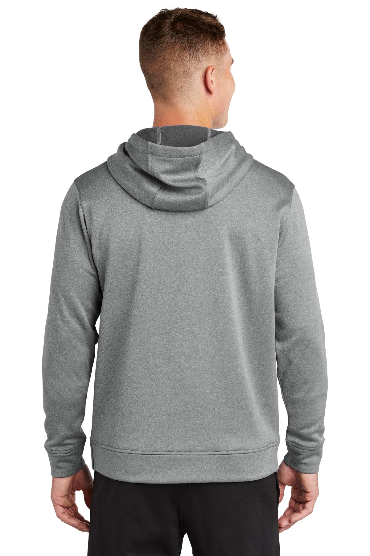 Sport-Tek® PosiCharge® Sport-Wick® Heather Fleece Hooded Pullover