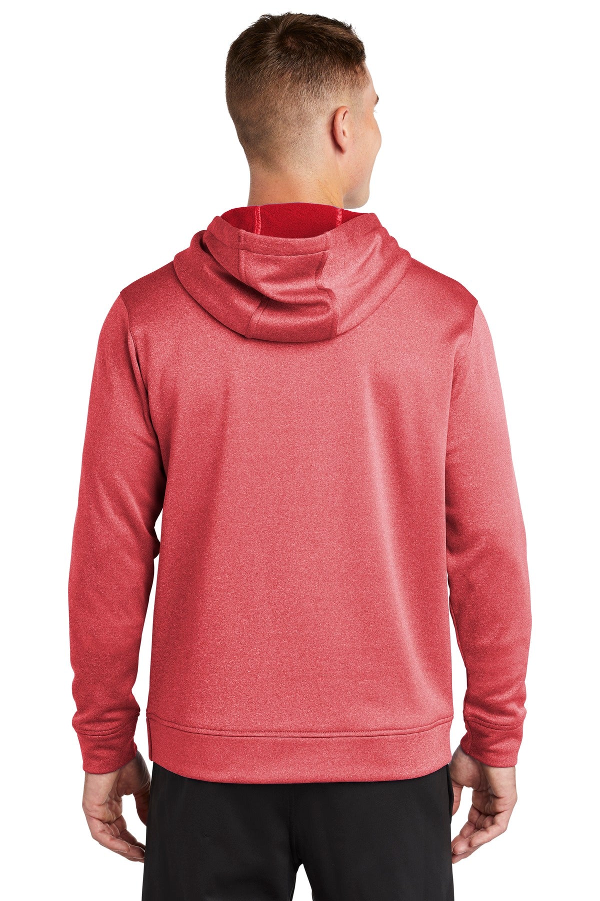 Sport-Tek® PosiCharge® Sport-Wick® Heather Fleece Hooded Pullover