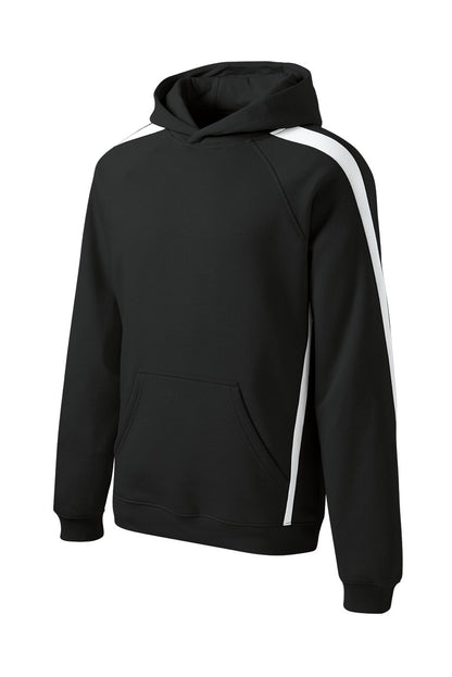 DISCONTINUED - Sport-Tek® Sleeve Stripe Pullover Hooded Sweatshirt