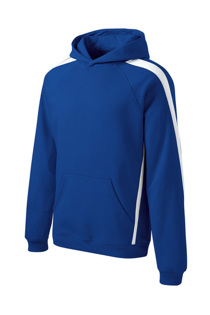 DISCONTINUED - Sport-Tek® Sleeve Stripe Pullover Hooded Sweatshirt