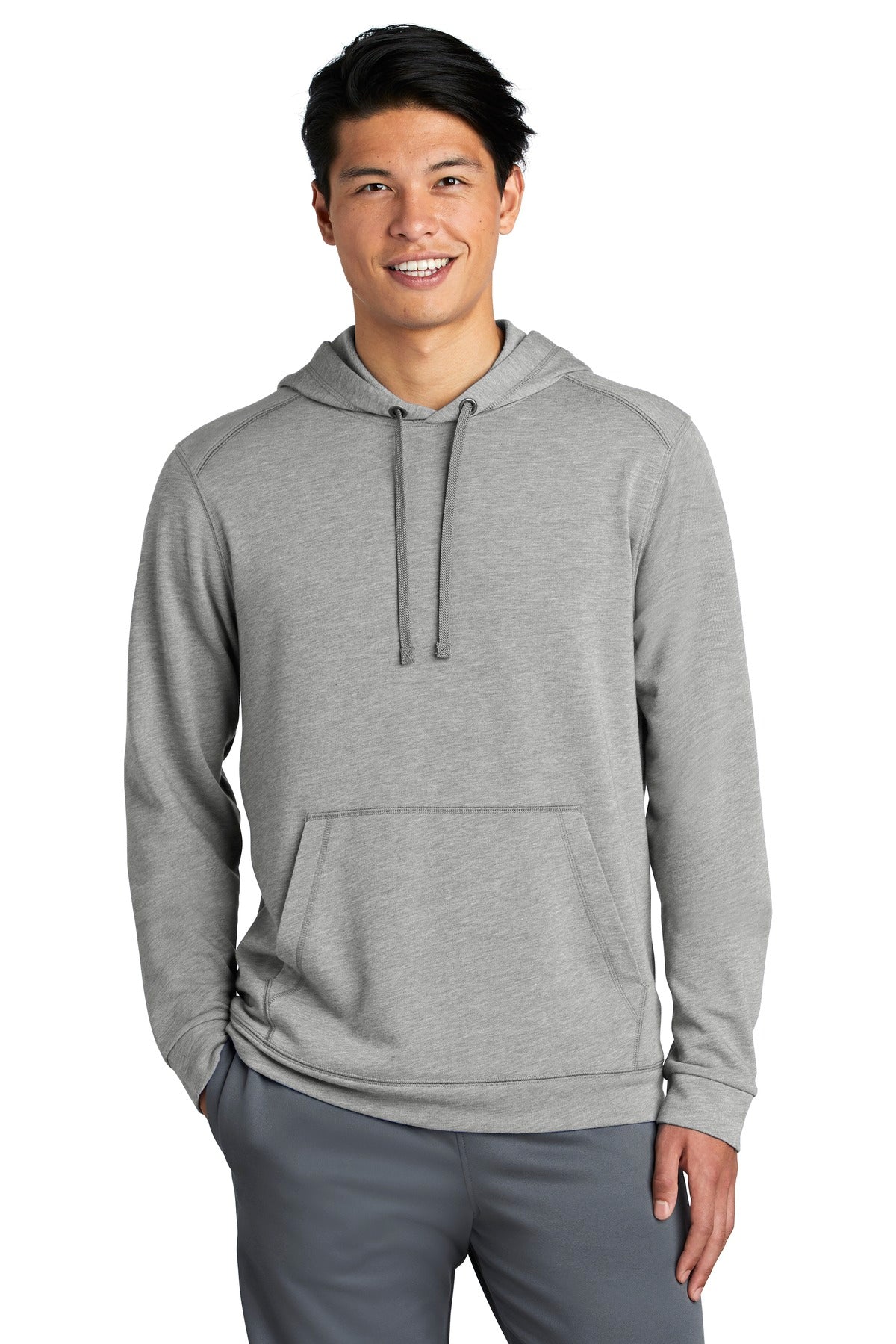 Sport-Tek® PosiCharge® Tri-Blend Wicking Fleece Hooded Pullover