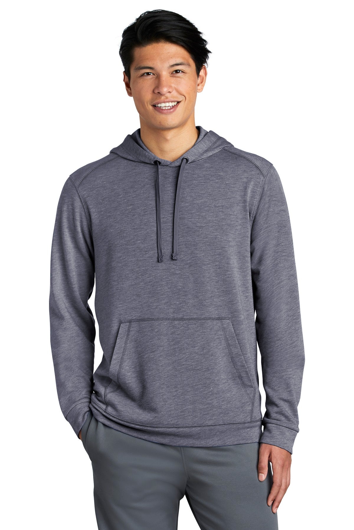 Sport-Tek® PosiCharge® Tri-Blend Wicking Fleece Hooded Pullover