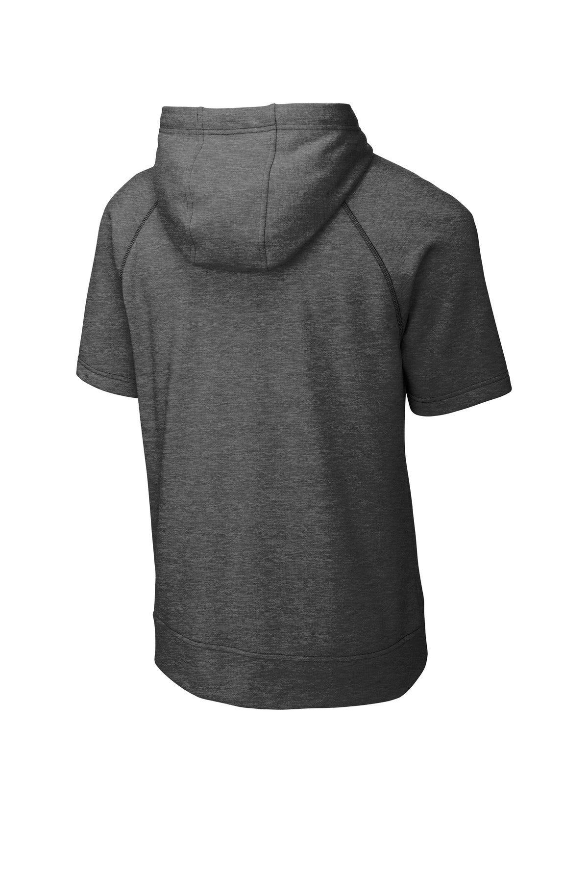 Sport-Tek® PosiCharge® Tri-Blend Wicking Fleece Short Sleeve Hooded Pullover