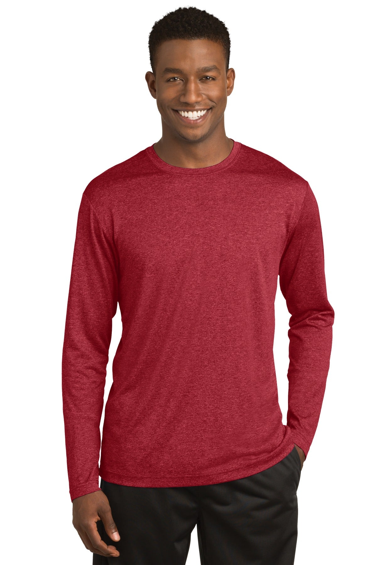 Sport-Tek® Long Sleeve Heather Contender Tee