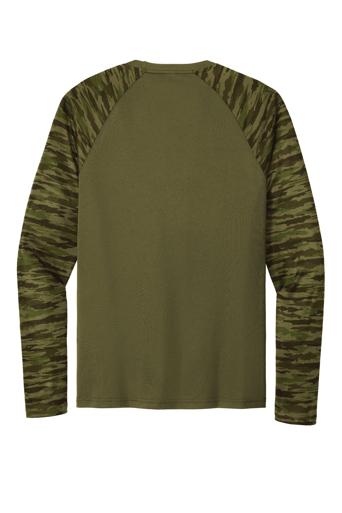Sport-Tek® Drift Camo Colorblock Long Sleeve Tee