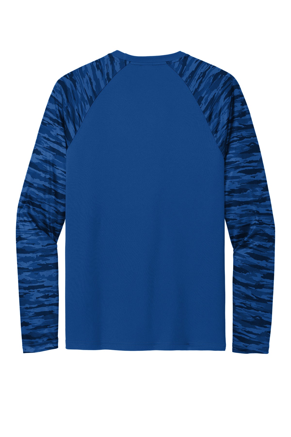 Sport-Tek® Drift Camo Colorblock Long Sleeve Tee
