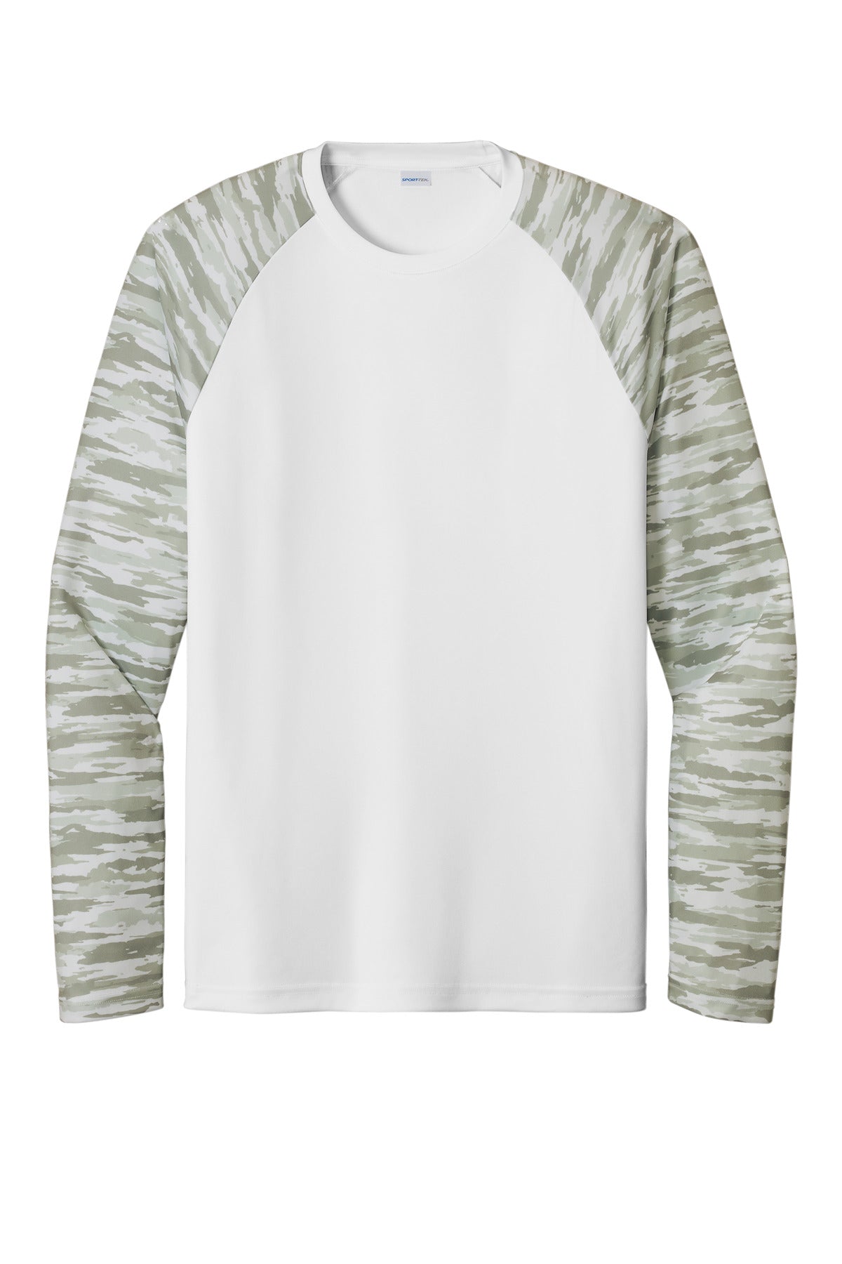 Sport-Tek® Drift Camo Colorblock Long Sleeve Tee