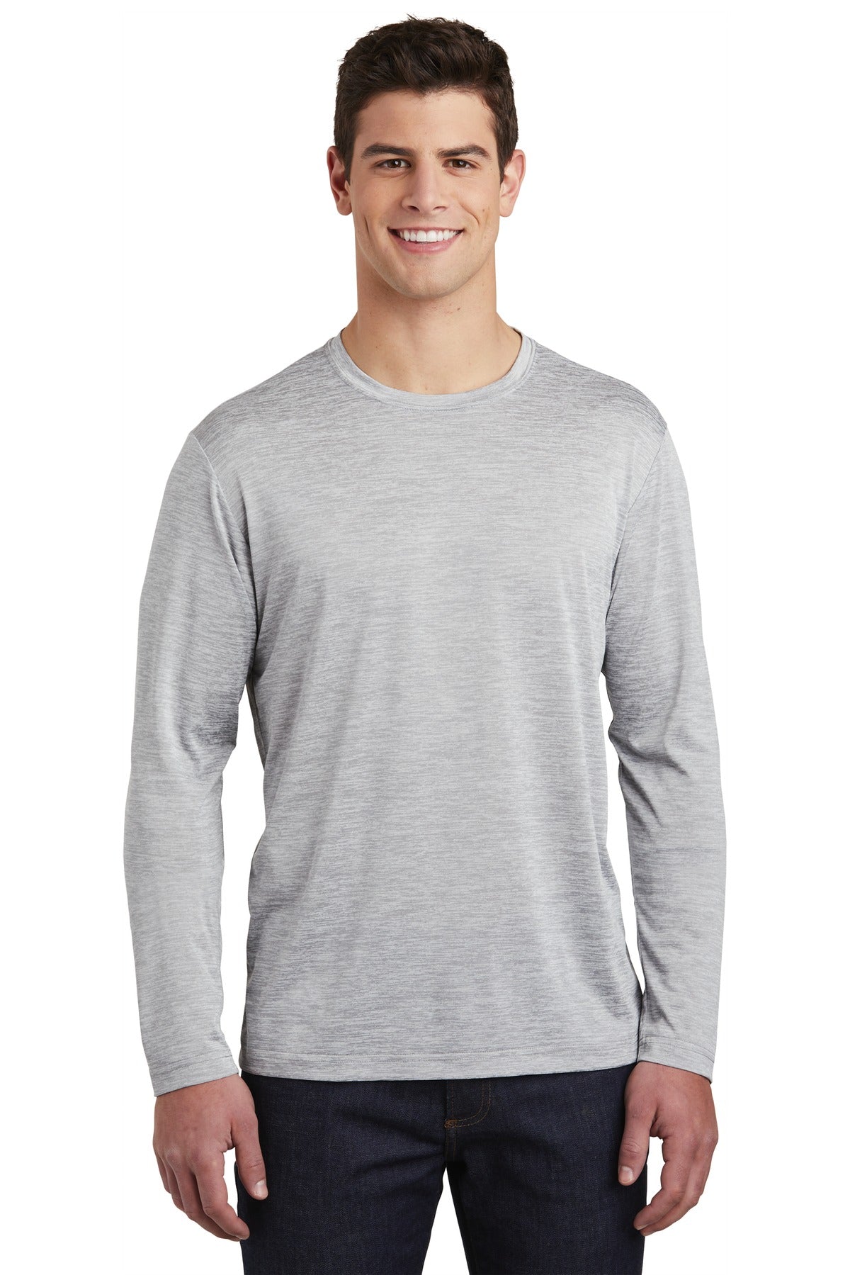Sport-Tek® PosiCharge® Long Sleeve Electric Heather Tee