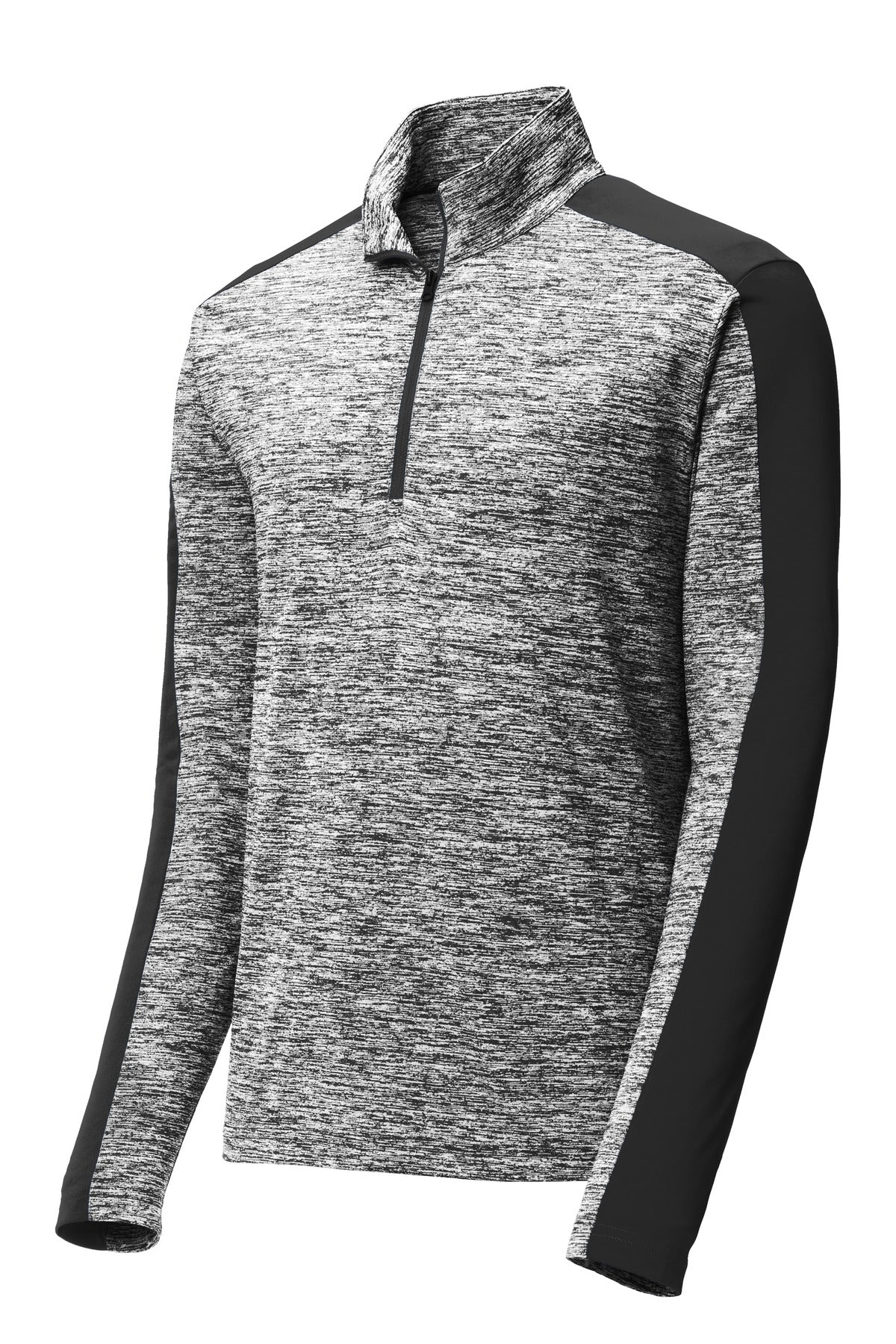Sport-Tek® PosiCharge® Electric Heather Colorblock 1/4-Zip Pullover