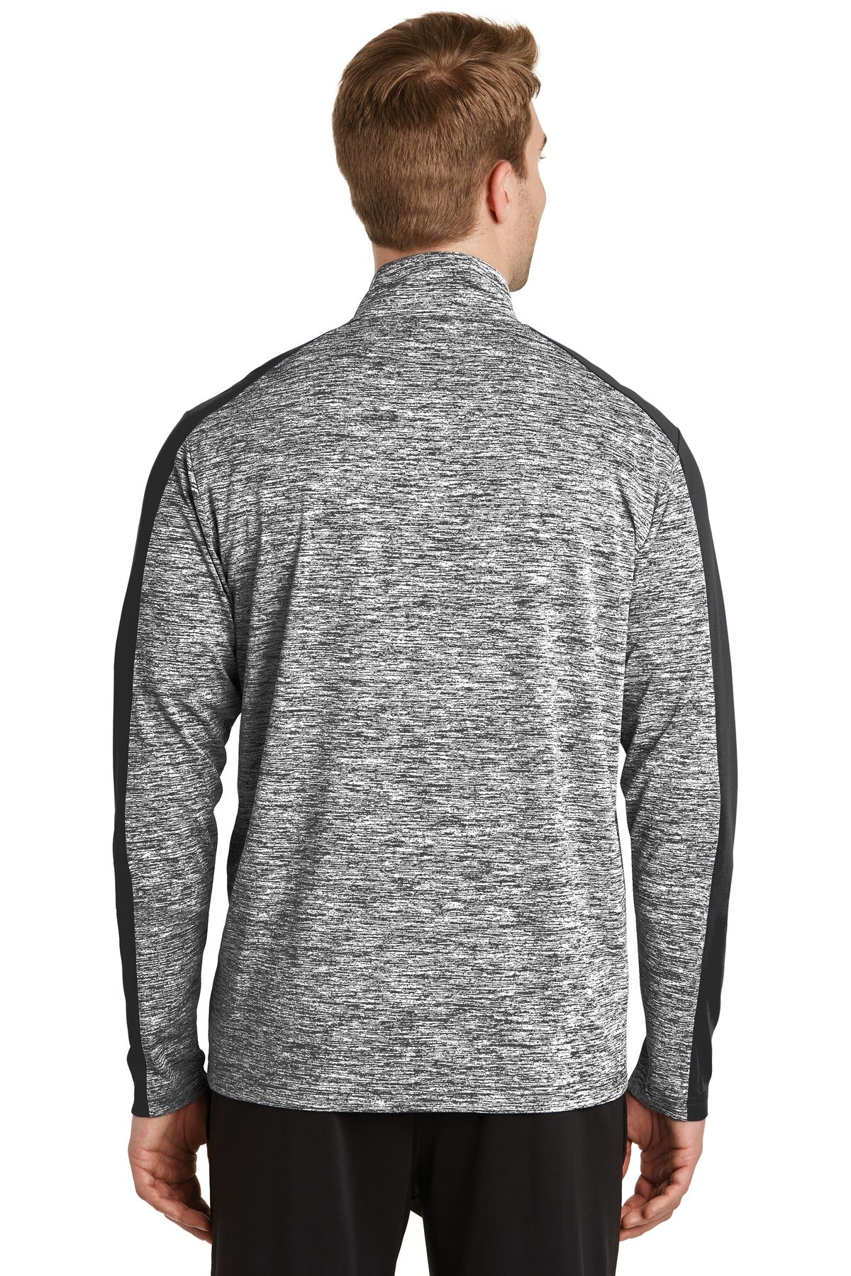 Sport-Tek® PosiCharge® Electric Heather Colorblock 1/4-Zip Pullover