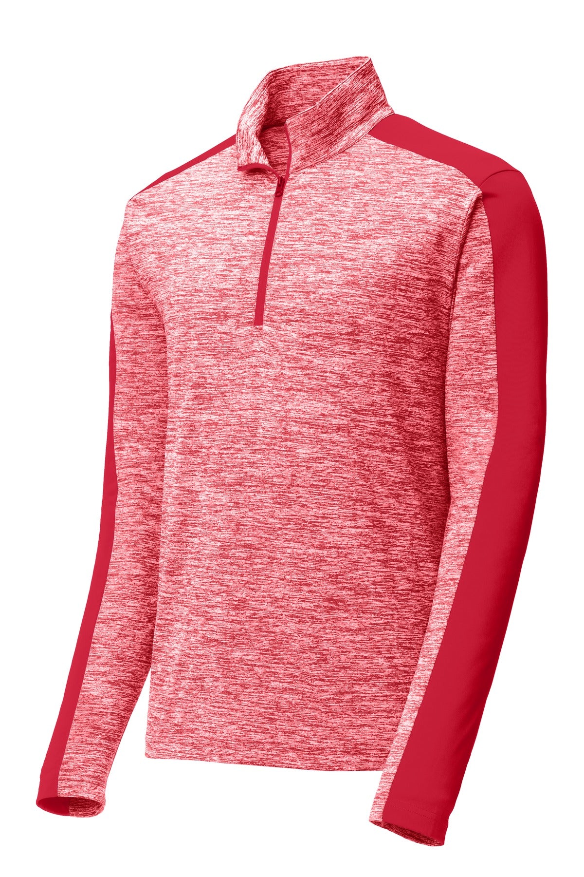 Sport-Tek® PosiCharge® Electric Heather Colorblock 1/4-Zip Pullover