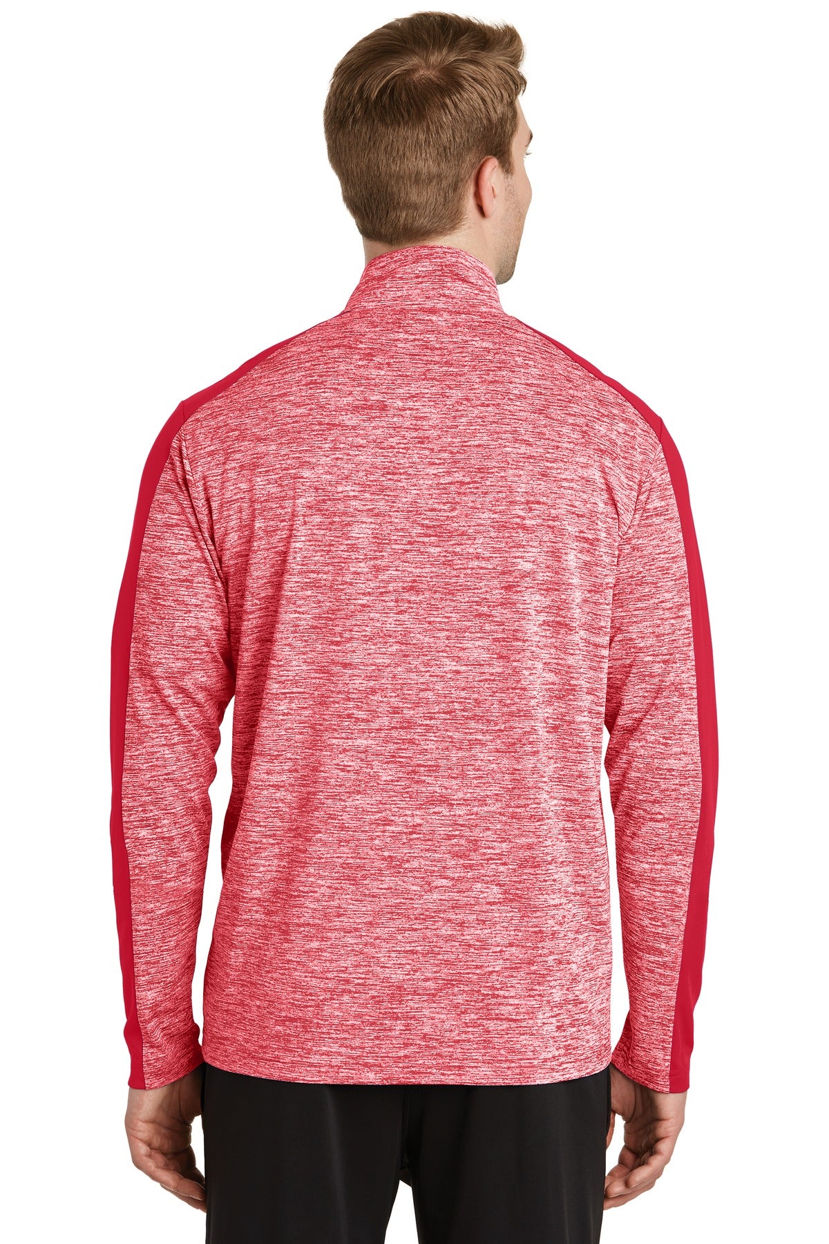 Sport-Tek® PosiCharge® Electric Heather Colorblock 1/4-Zip Pullover