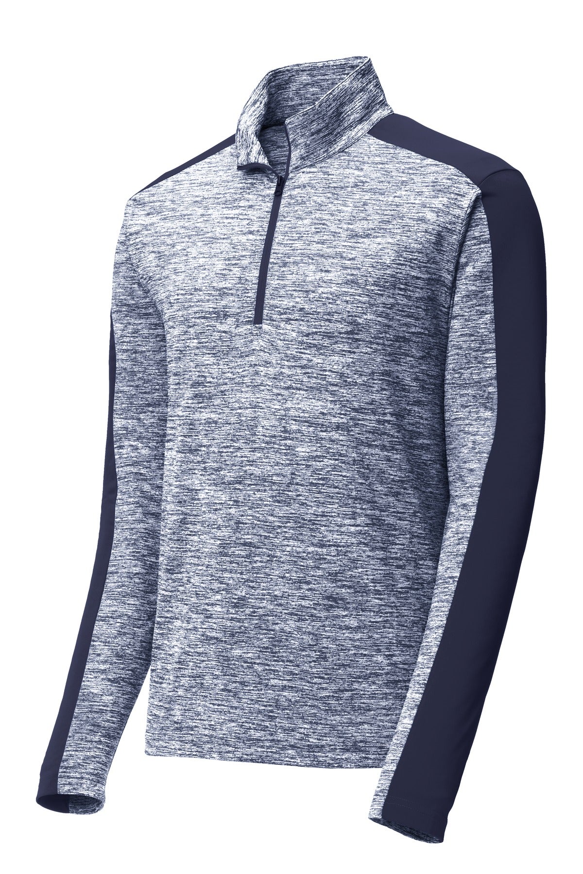 Sport-Tek® PosiCharge® Electric Heather Colorblock 1/4-Zip Pullover