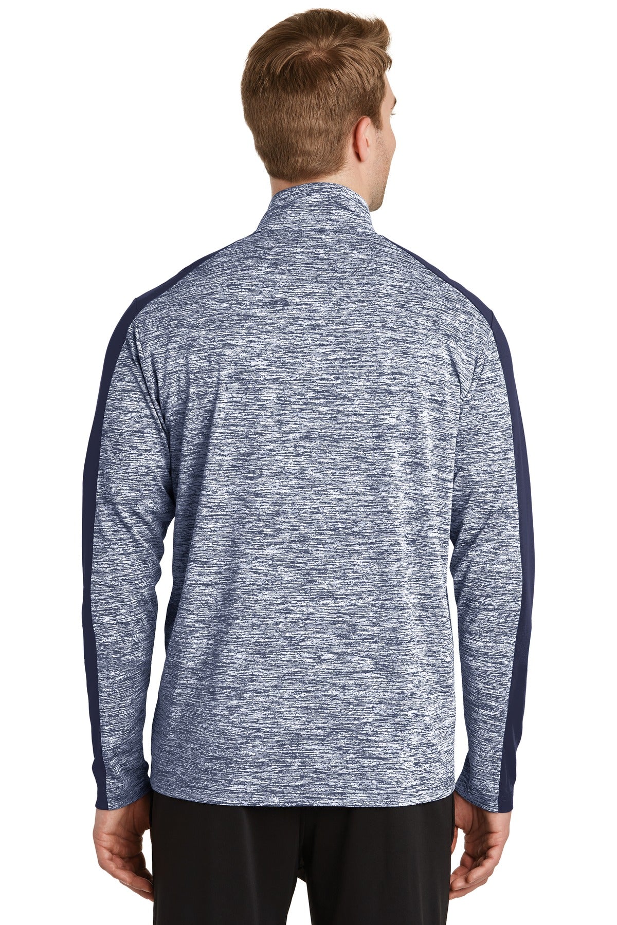 Sport-Tek® PosiCharge® Electric Heather Colorblock 1/4-Zip Pullover