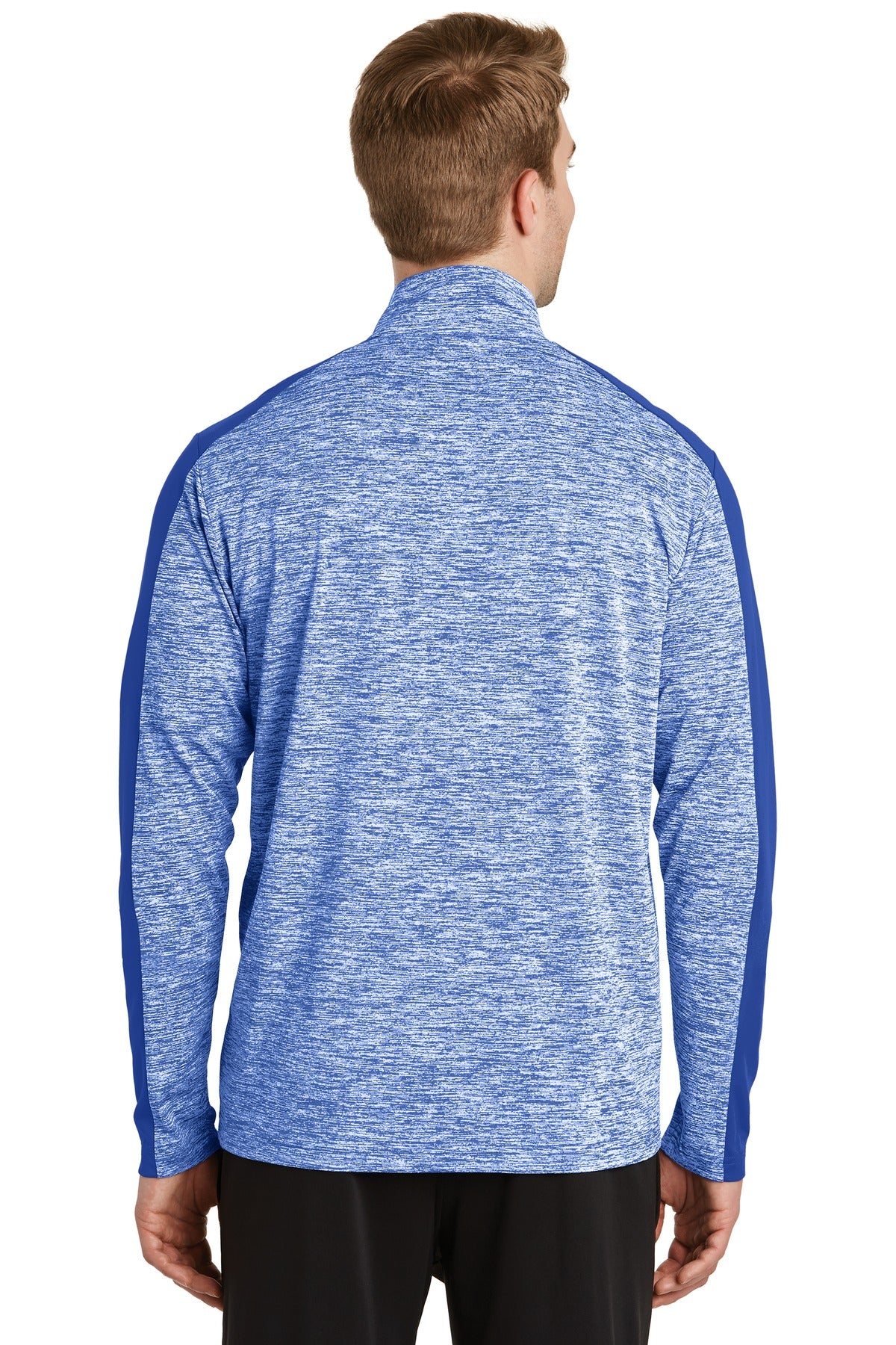Sport-Tek® PosiCharge® Electric Heather Colorblock 1/4-Zip Pullover