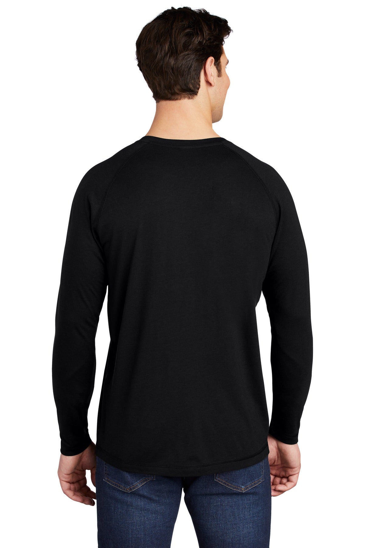 Sport-Tek® PosiCharge® Long Sleeve Tri-Blend Wicking Raglan Tee