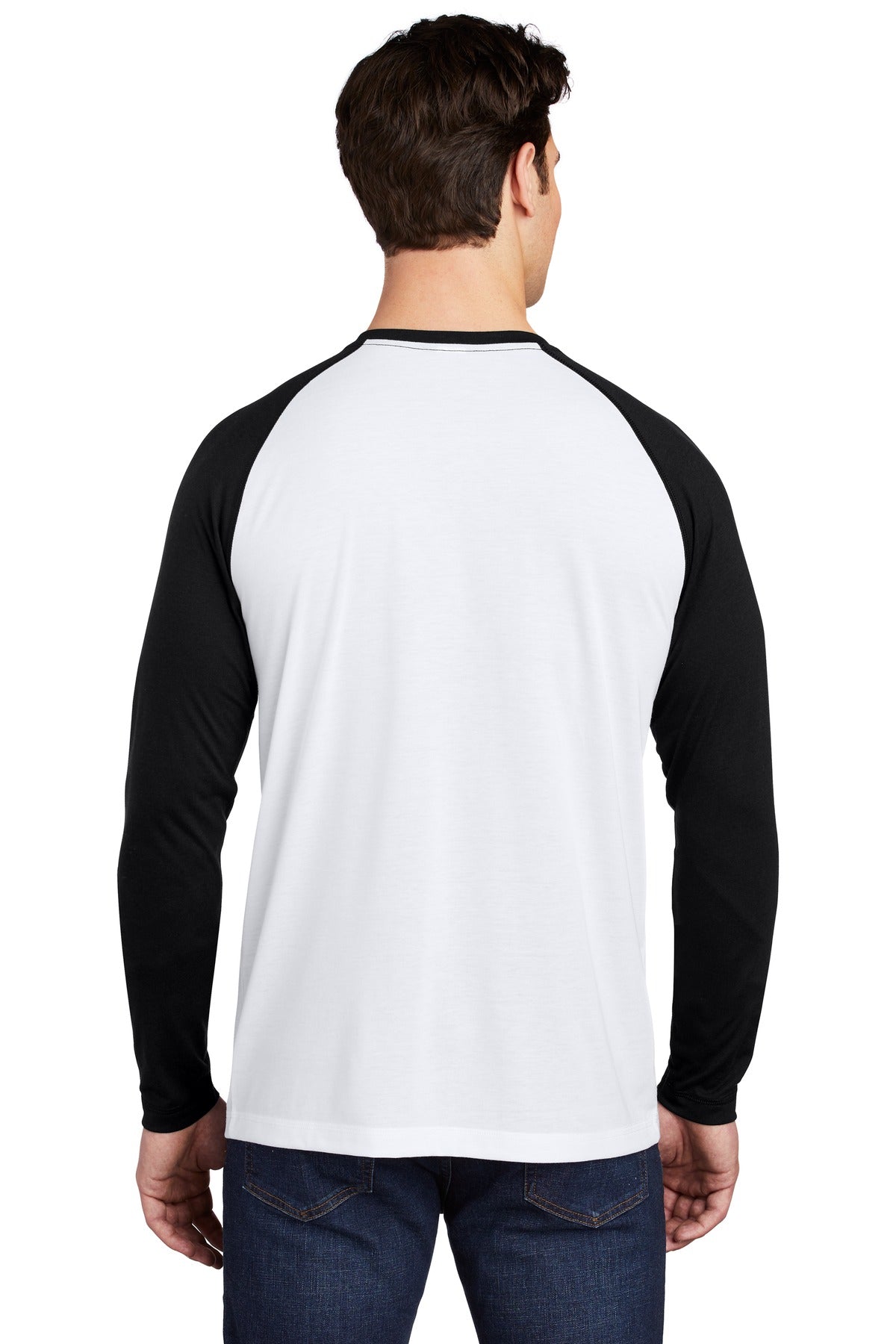Sport-Tek® PosiCharge® Long Sleeve Tri-Blend Wicking Raglan Tee