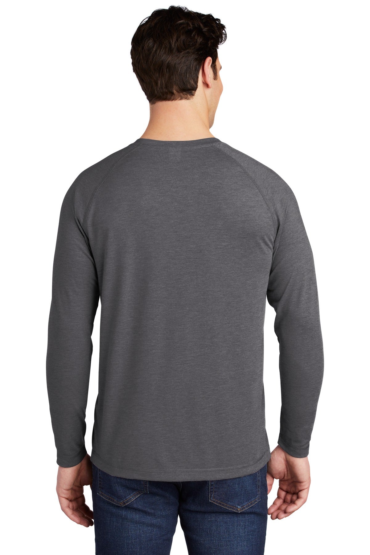 Sport-Tek® PosiCharge® Long Sleeve Tri-Blend Wicking Raglan Tee