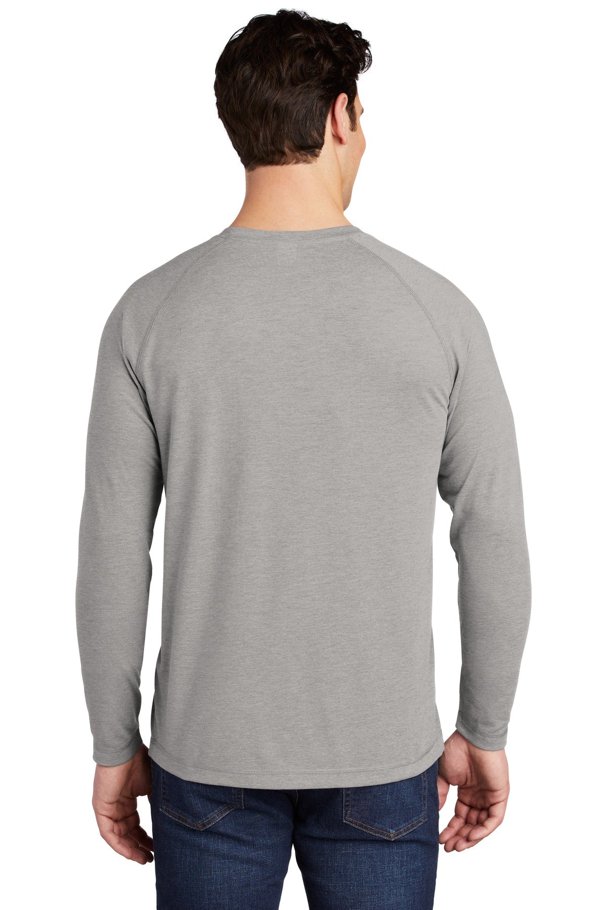 Sport-Tek® PosiCharge® Long Sleeve Tri-Blend Wicking Raglan Tee