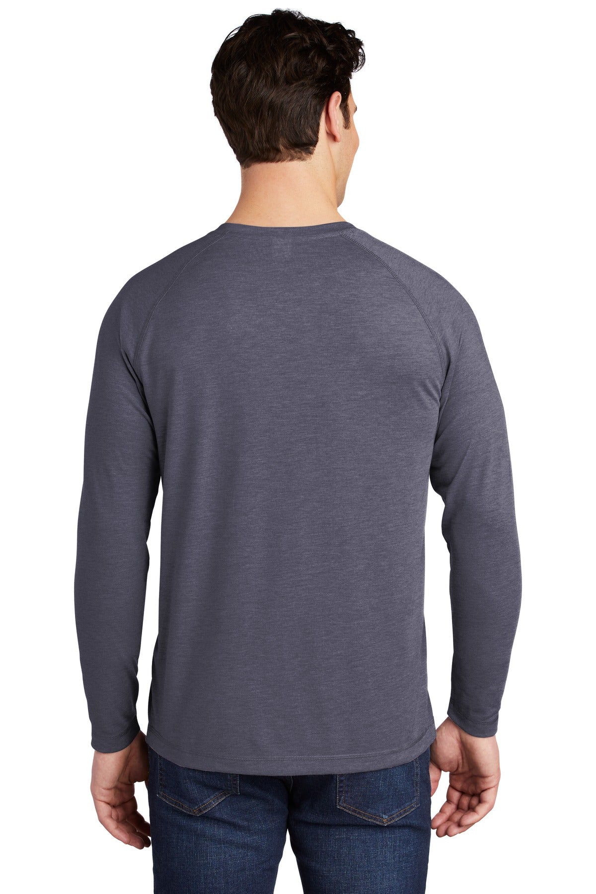 Sport-Tek® PosiCharge® Long Sleeve Tri-Blend Wicking Raglan Tee