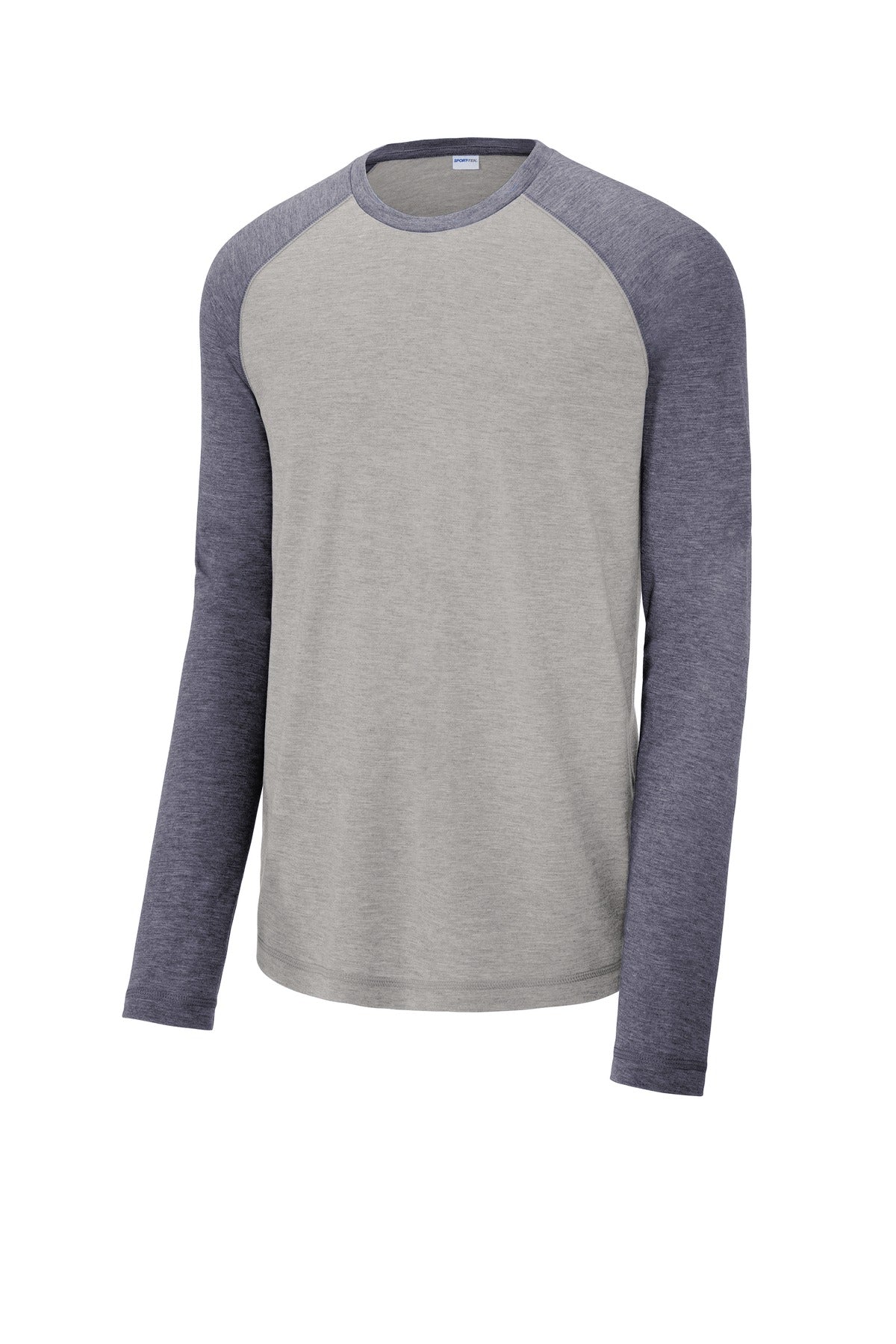 Sport-Tek® PosiCharge® Long Sleeve Tri-Blend Wicking Raglan Tee