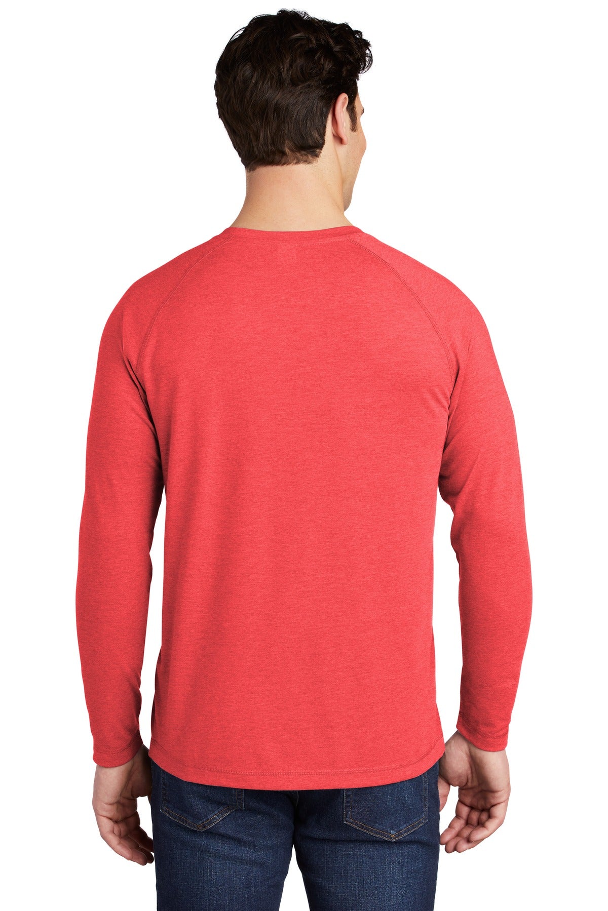 Sport-Tek® PosiCharge® Long Sleeve Tri-Blend Wicking Raglan Tee