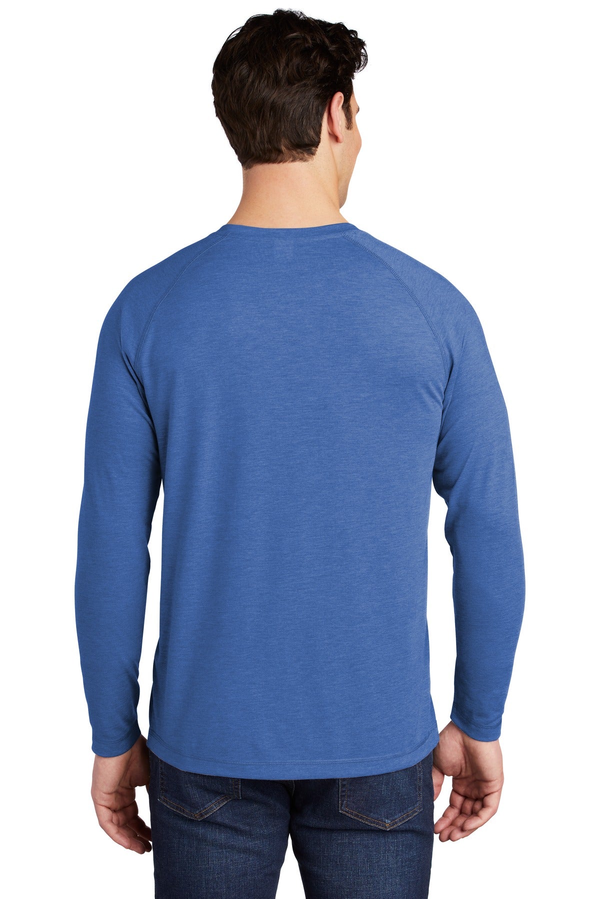 Sport-Tek® PosiCharge® Long Sleeve Tri-Blend Wicking Raglan Tee