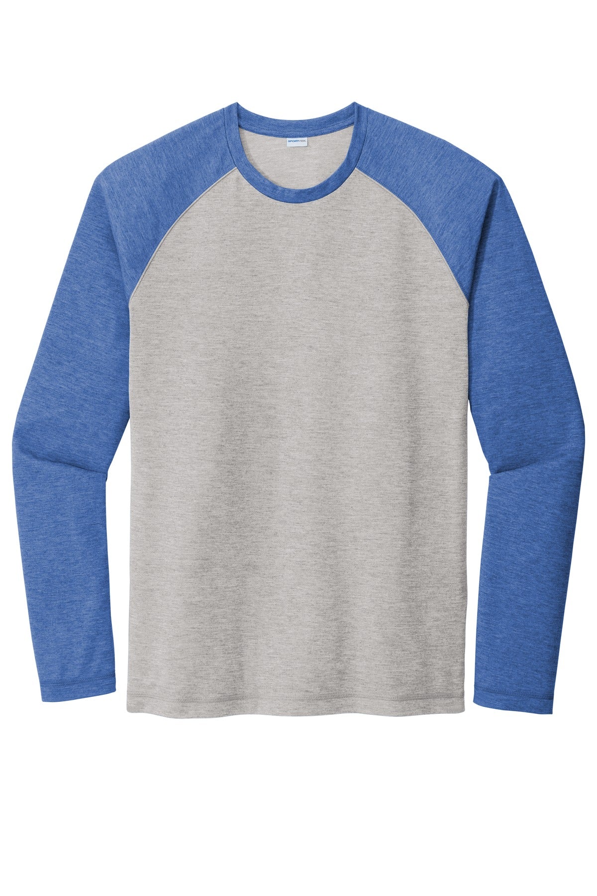 Sport-Tek® PosiCharge® Long Sleeve Tri-Blend Wicking Raglan Tee