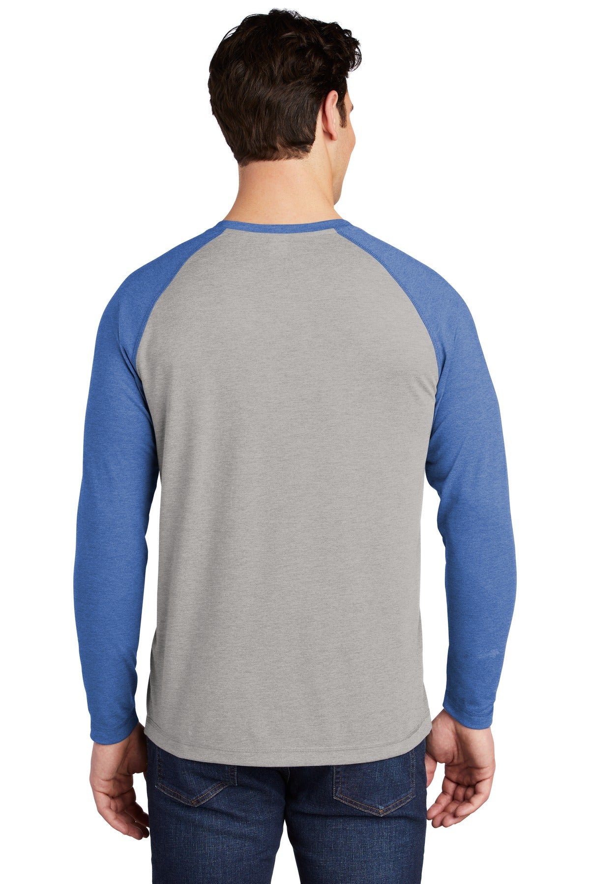 Sport-Tek® PosiCharge® Long Sleeve Tri-Blend Wicking Raglan Tee