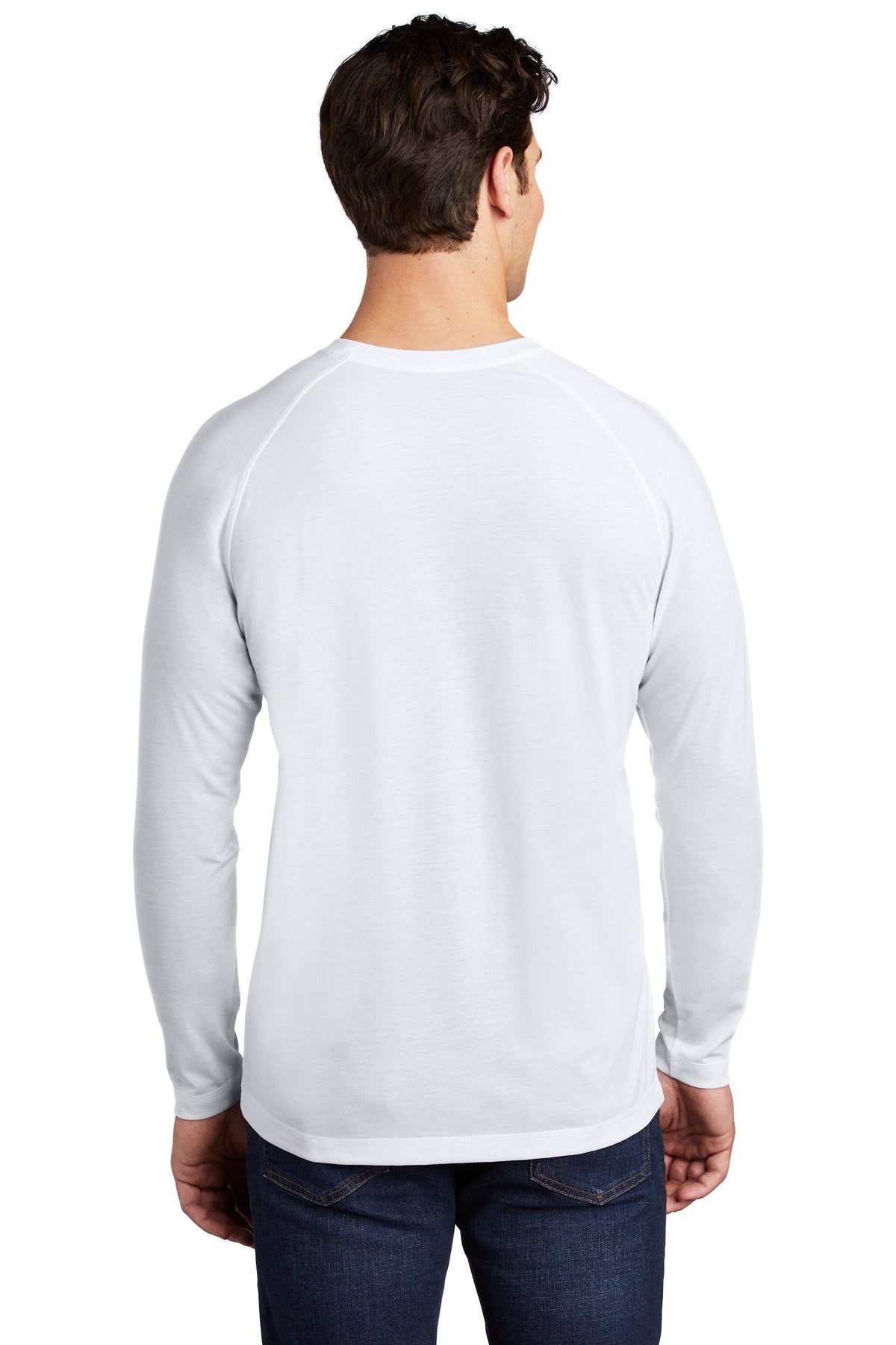 Sport-Tek® PosiCharge® Long Sleeve Tri-Blend Wicking Raglan Tee