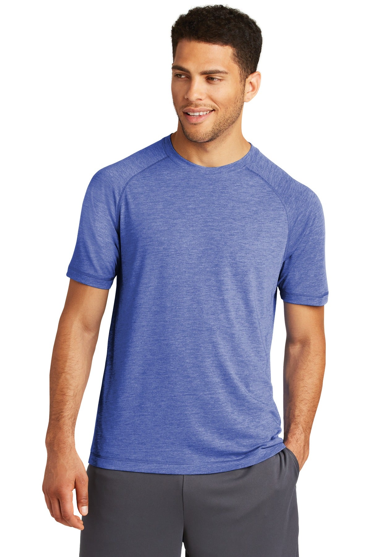 Sport-Tek® PosiCharge® Tri-Blend Wicking Raglan Tee (CORE COLORS)