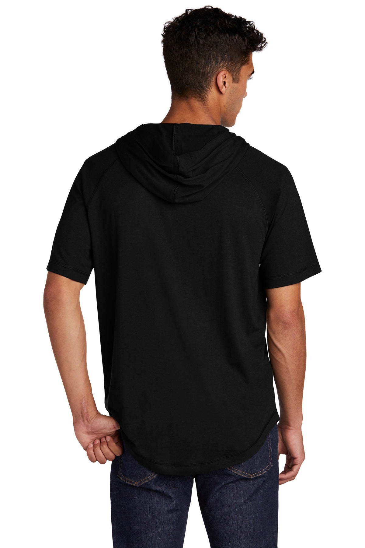 Sport-Tek® PosiCharge® Tri-Blend Wicking Short Sleeve Hoodie