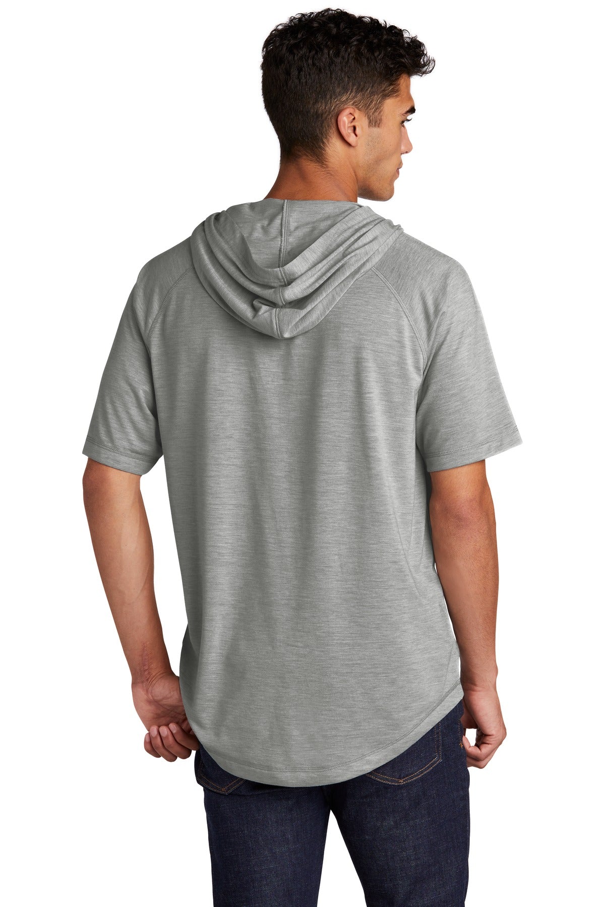 Sport-Tek® PosiCharge® Tri-Blend Wicking Short Sleeve Hoodie