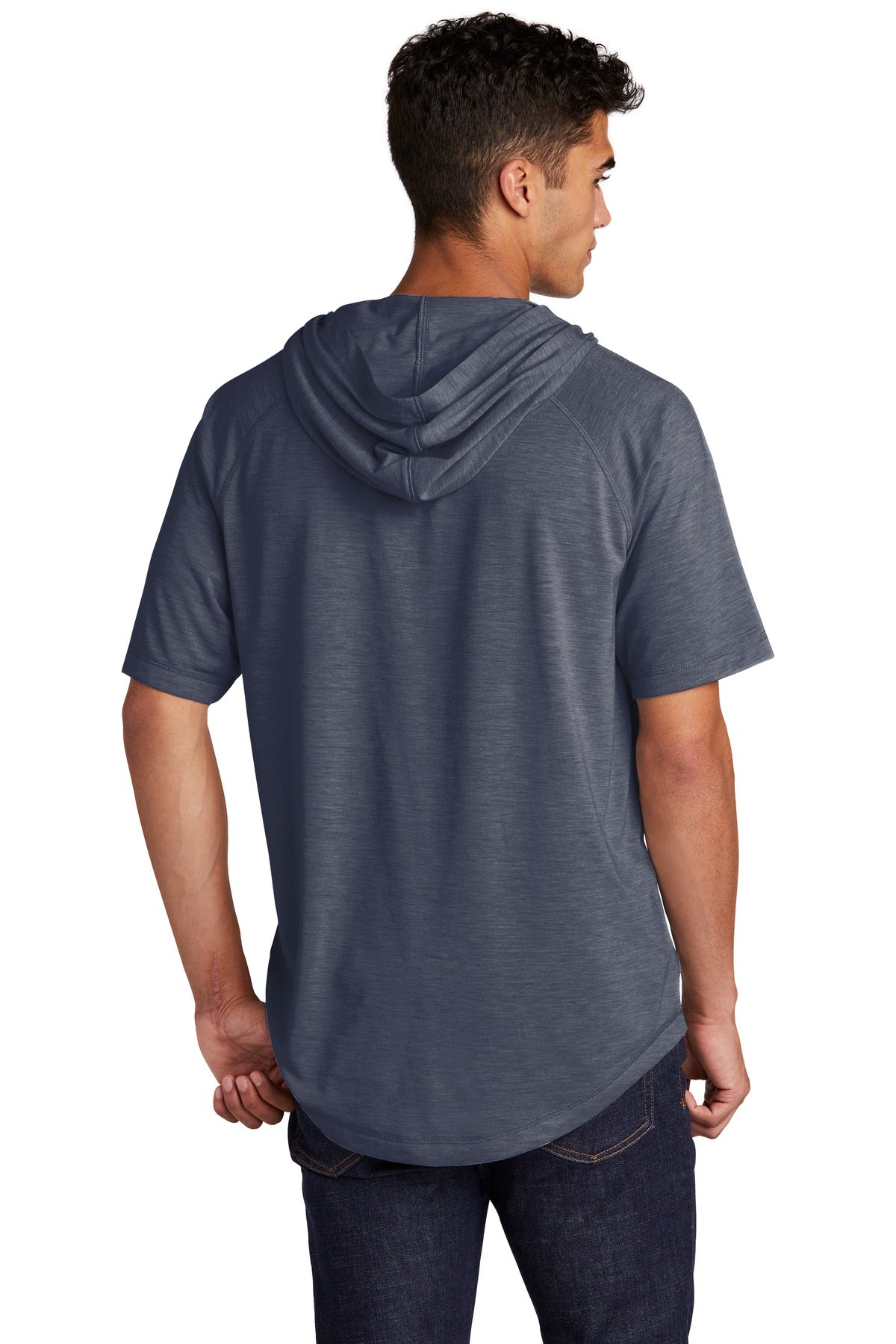 Sport-Tek® PosiCharge® Tri-Blend Wicking Short Sleeve Hoodie