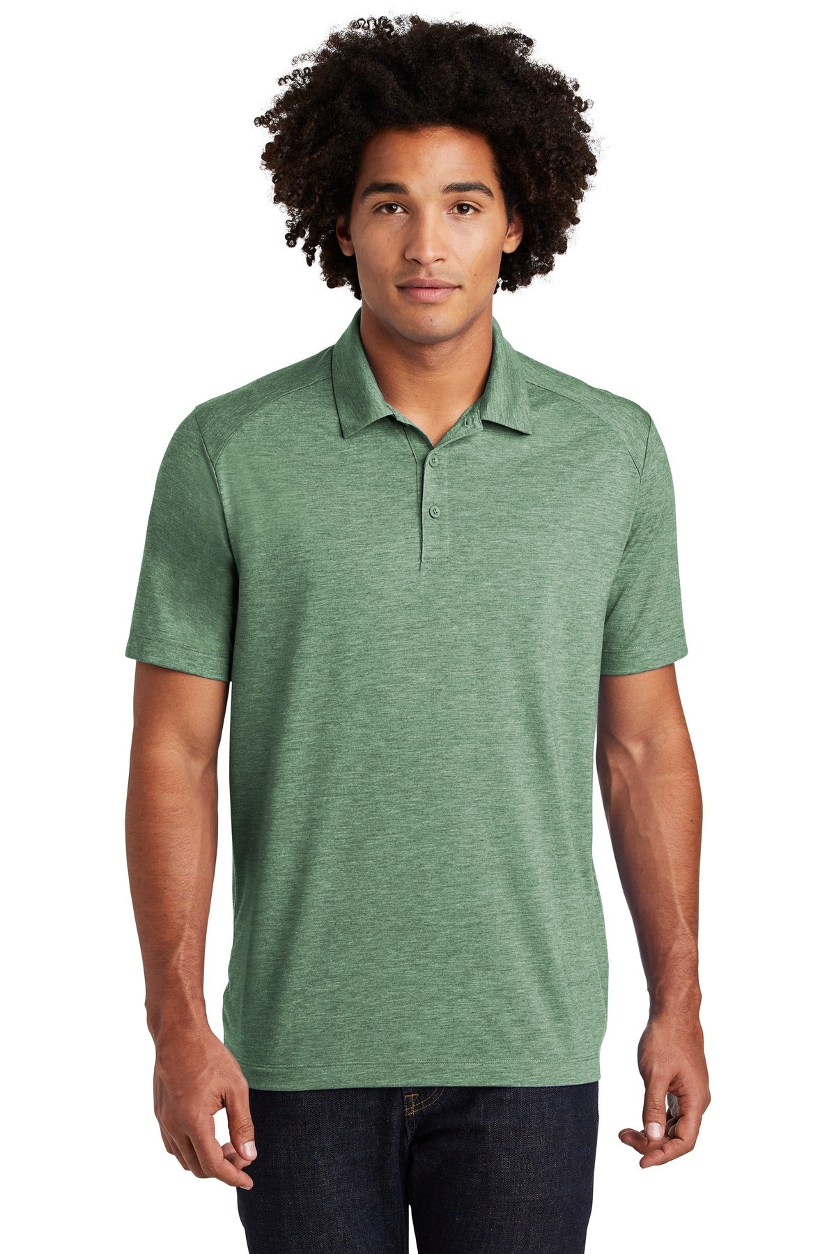 Sport-Tek® PosiCharge® Tri-Blend Wicking Polo